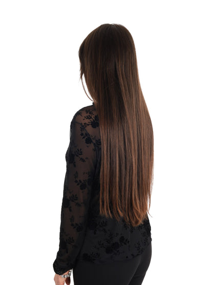 Miss love maglia piz da donna nero