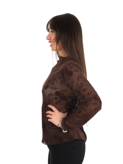 Miss love maglia piz da donna cioccolato