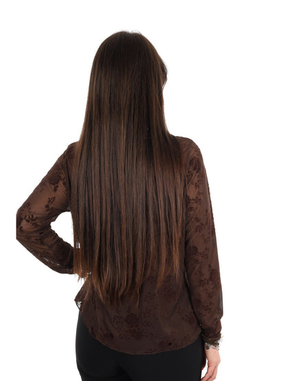 Miss love maglia piz da donna cioccolato