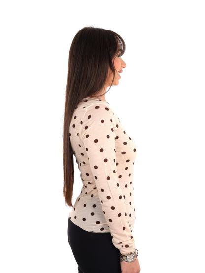 Miss love maglia poi da donna panna