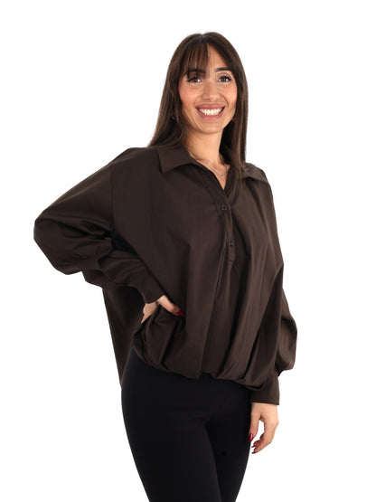 Miss love camicia ar da donna cioccolato