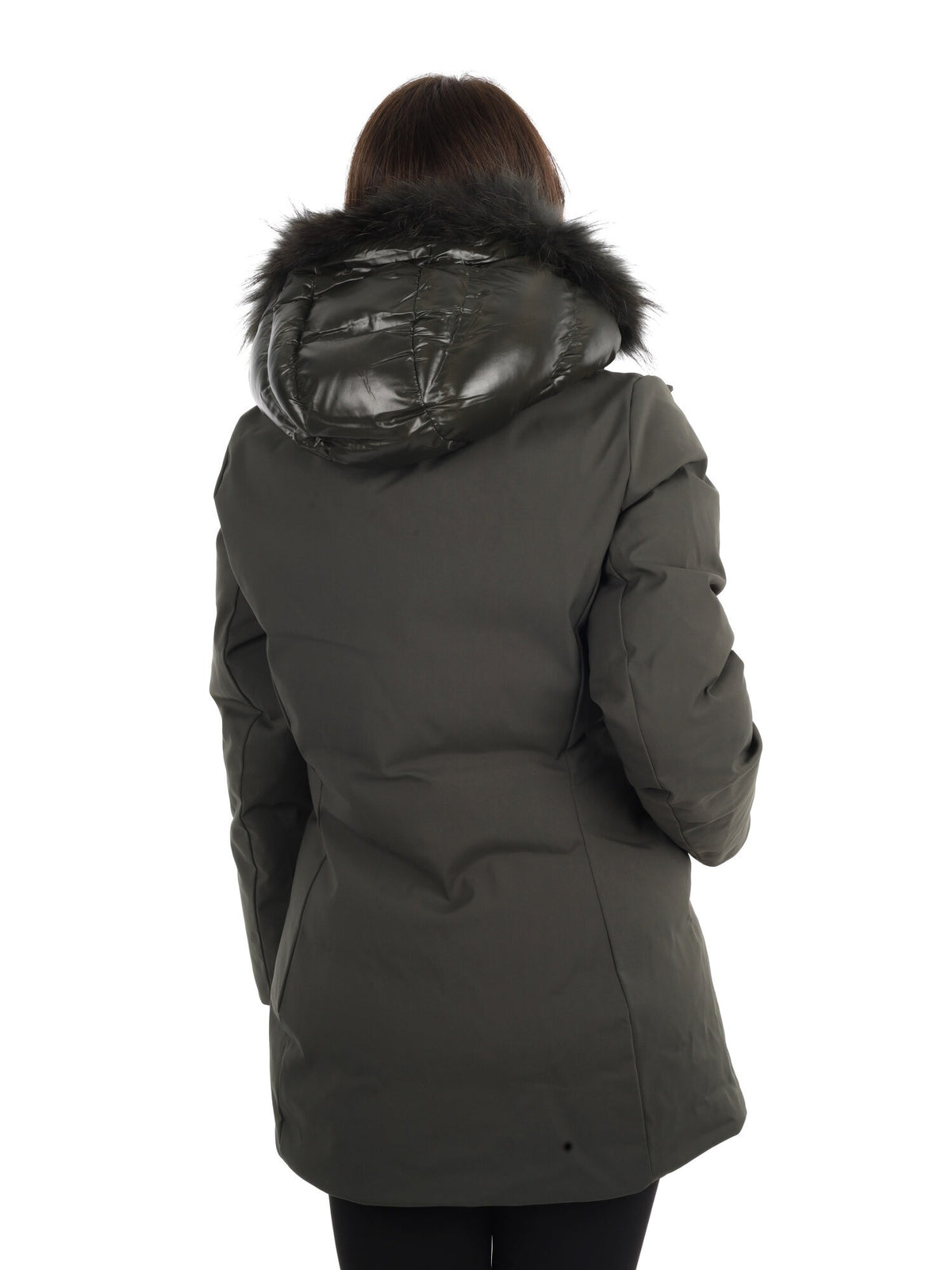Yes zee giaccone da donna verde militare
