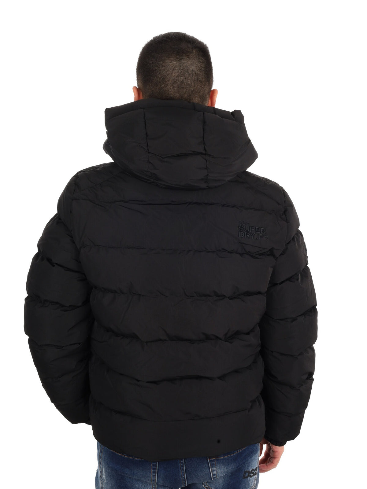 Superdry sport puffe giubbino da uomo nero