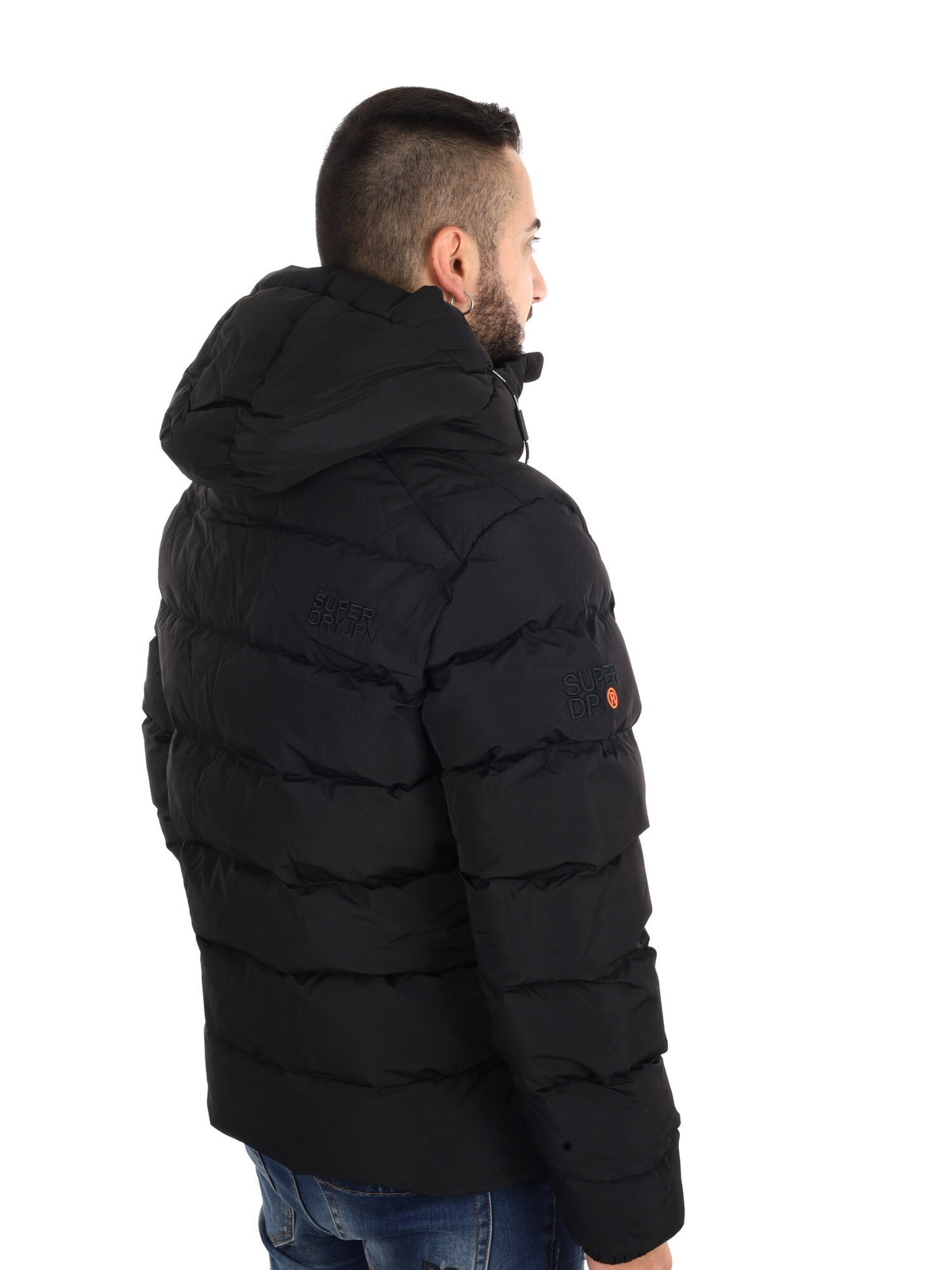 Superdry sport puffe giubbino da uomo nero