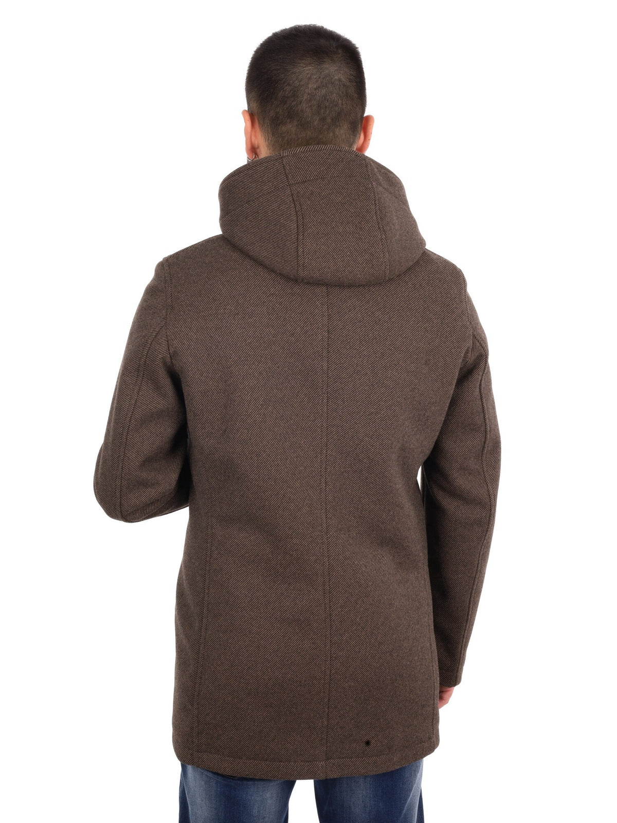 Fb cappotto cappucci da uomo cammello