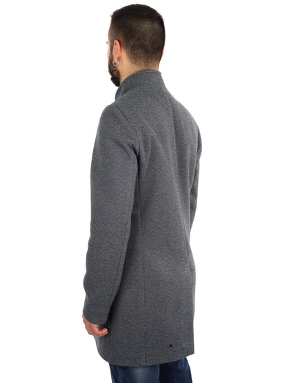 Fb cappotto da uomo blu-grigio