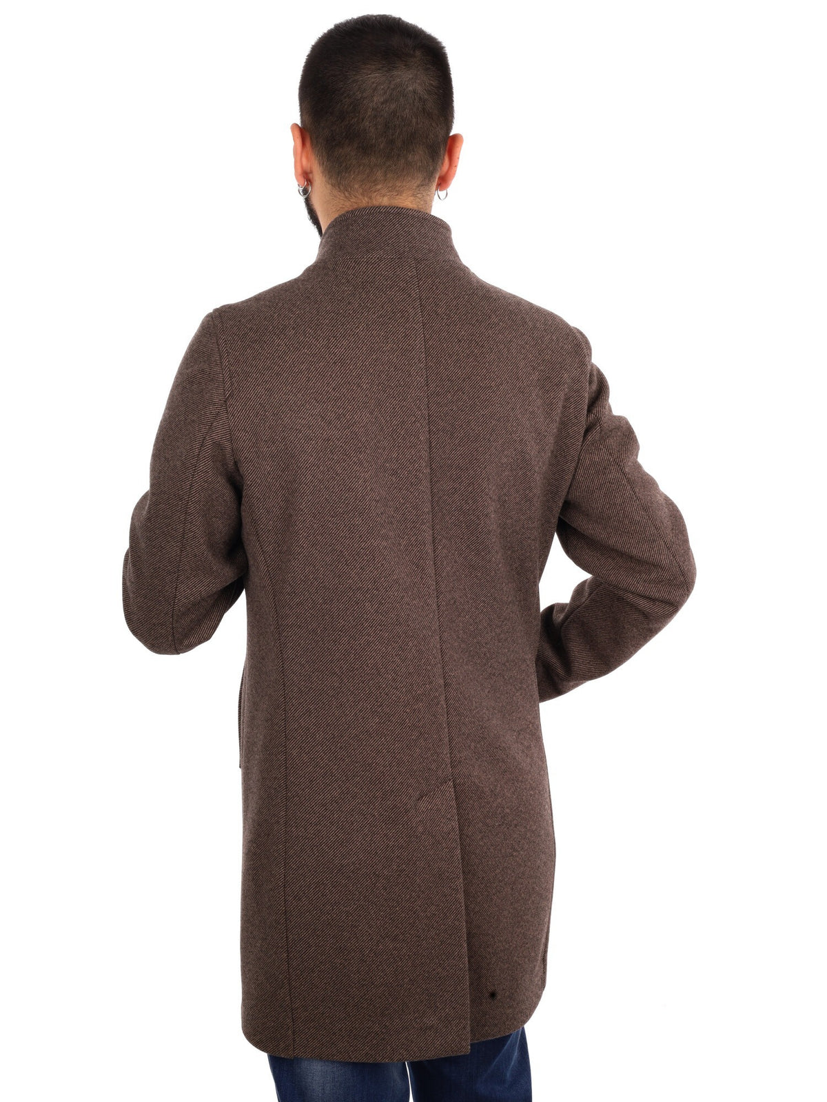 Fb cappotto da uomo cammello