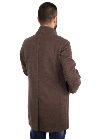 Fb cappotto da uomo cammello