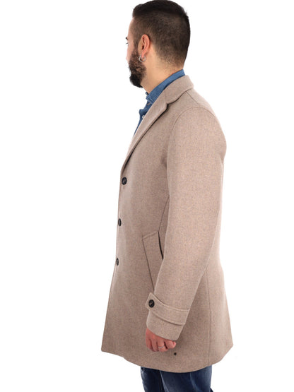 Fb cappotto da uomo fango