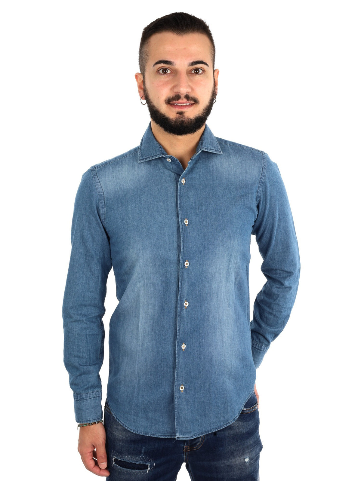 Fb camicia appesa da uomo jeans