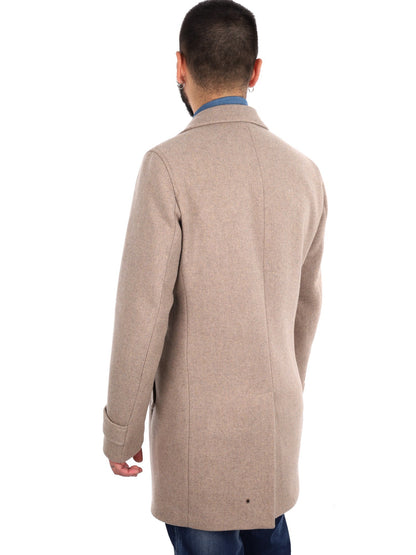 Fb cappotto da uomo fango