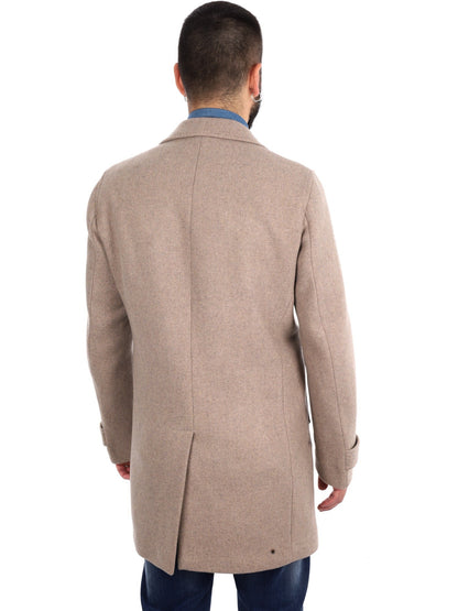 Fb cappotto da uomo fango