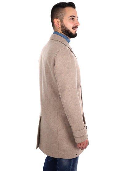 Fb cappotto da uomo fango