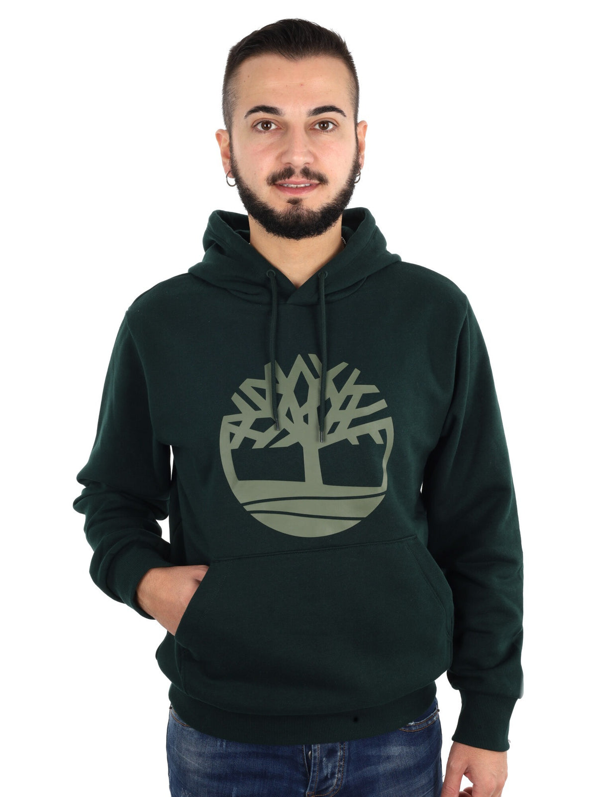 Timberland northwood felpa da uomo verde