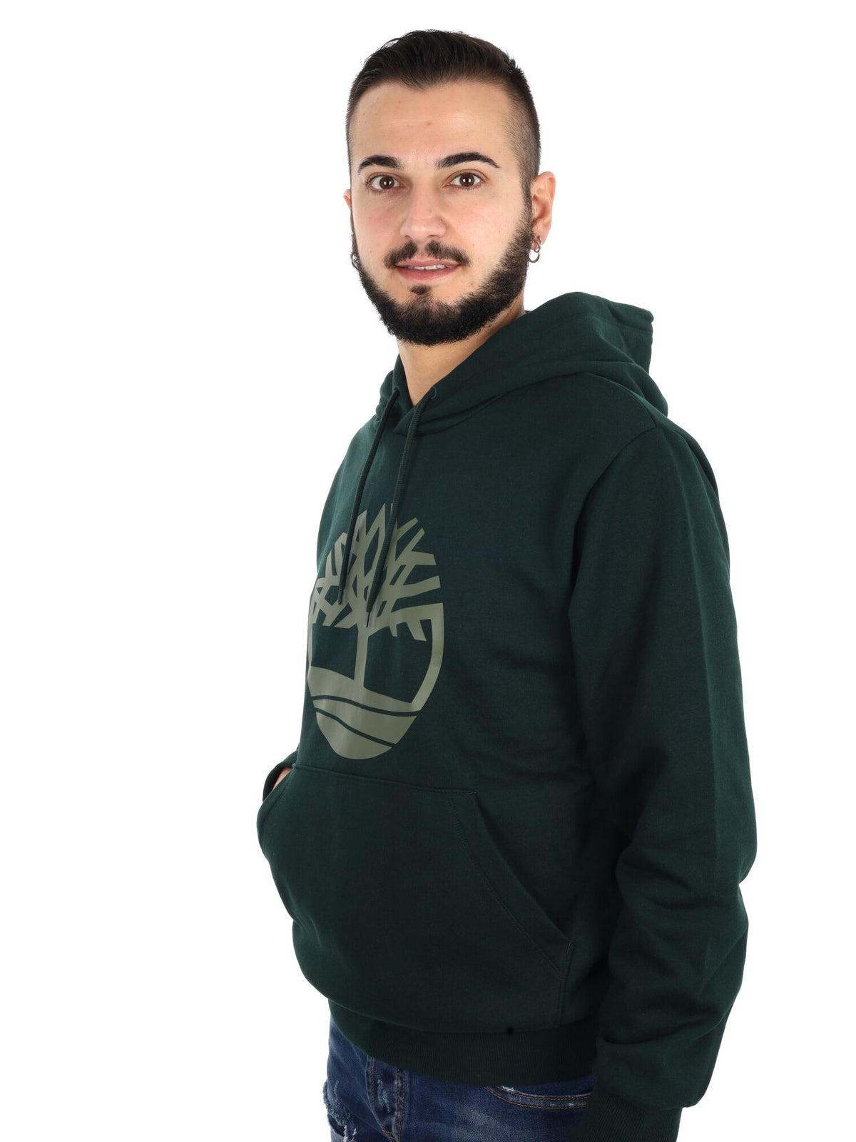 Timberland northwood felpa da uomo verde