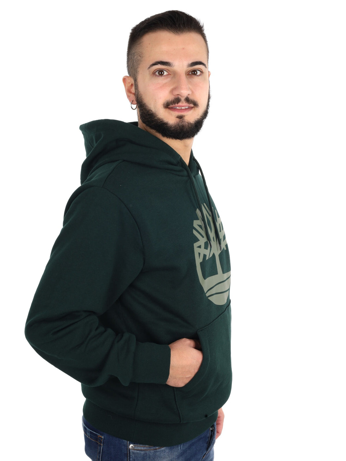 Timberland northwood felpa da uomo verde