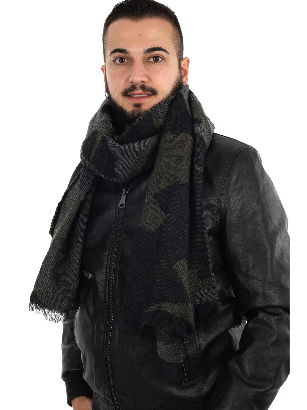 Fb sciarpa da unisex verde militare