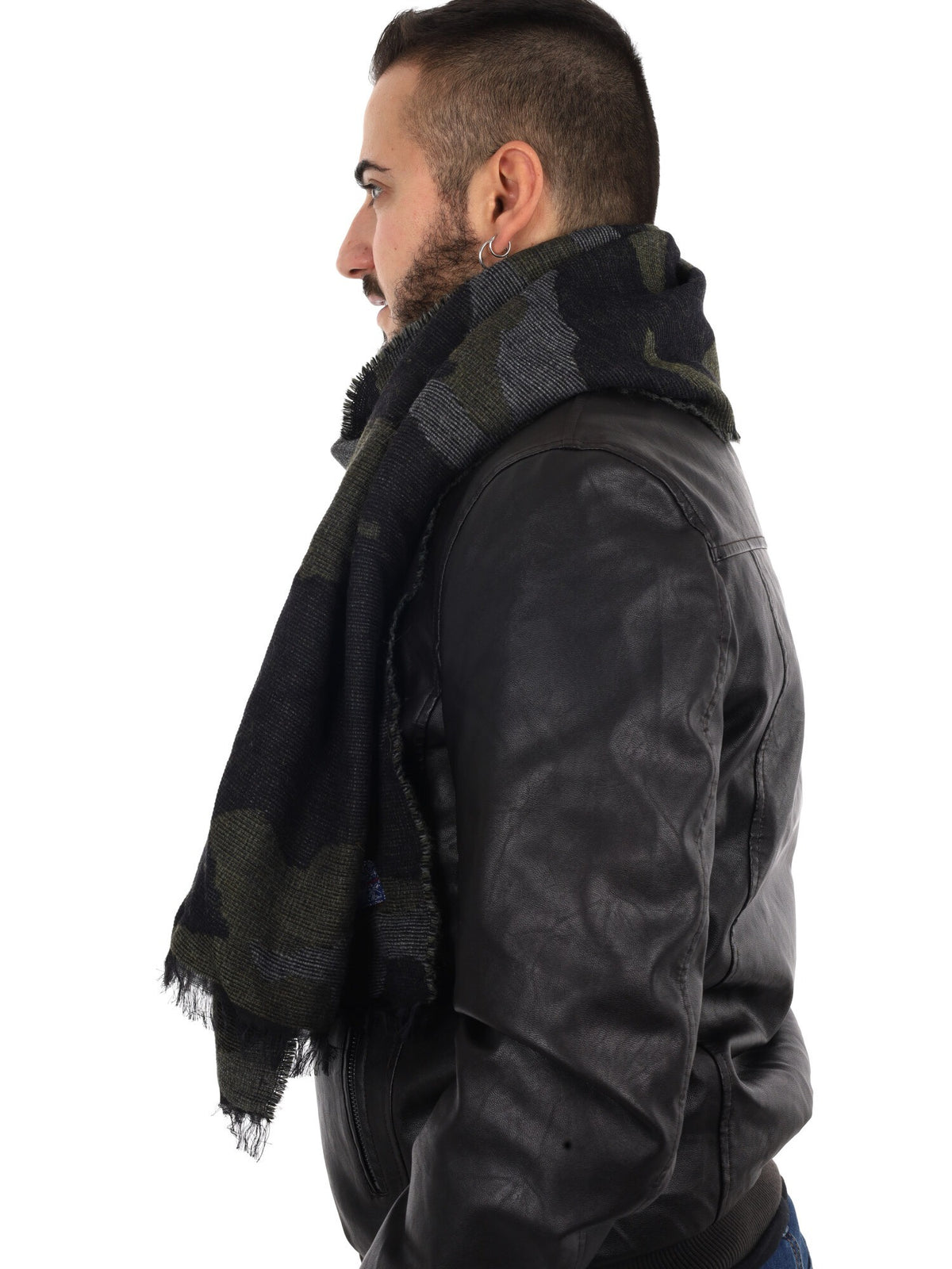 Fb sciarpa da unisex verde militare