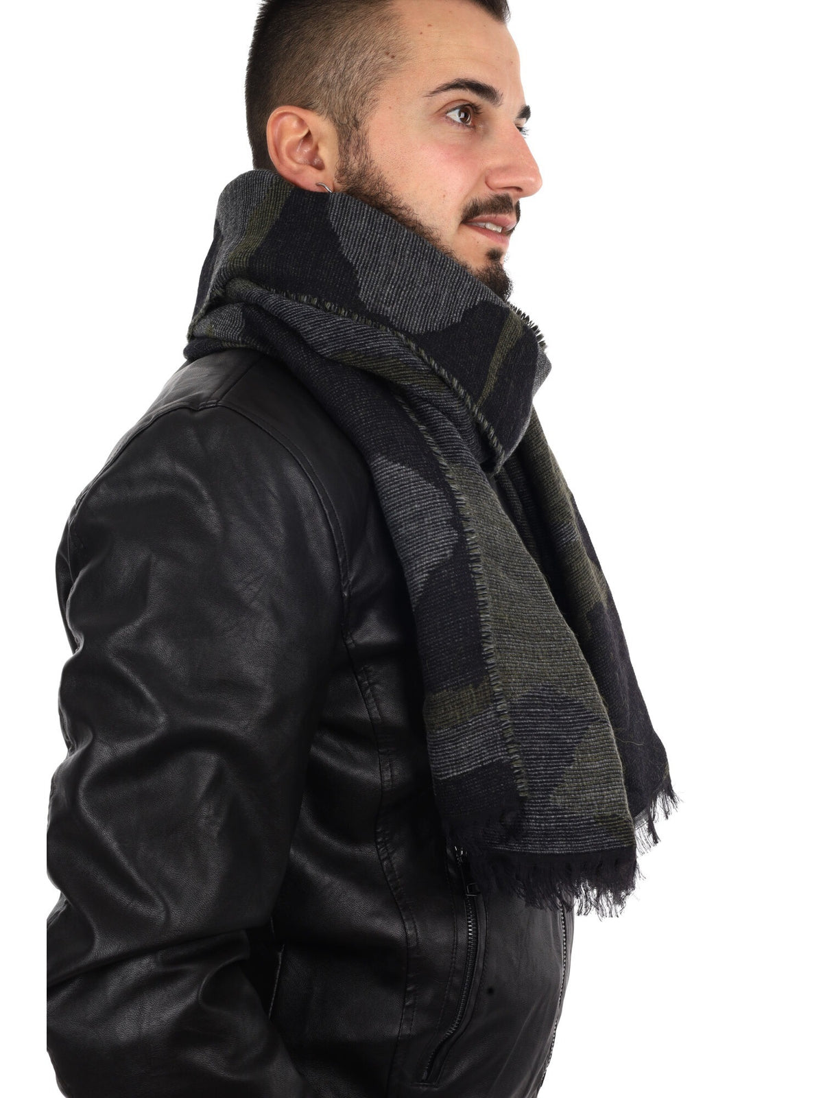 Fb sciarpa da unisex verde militare