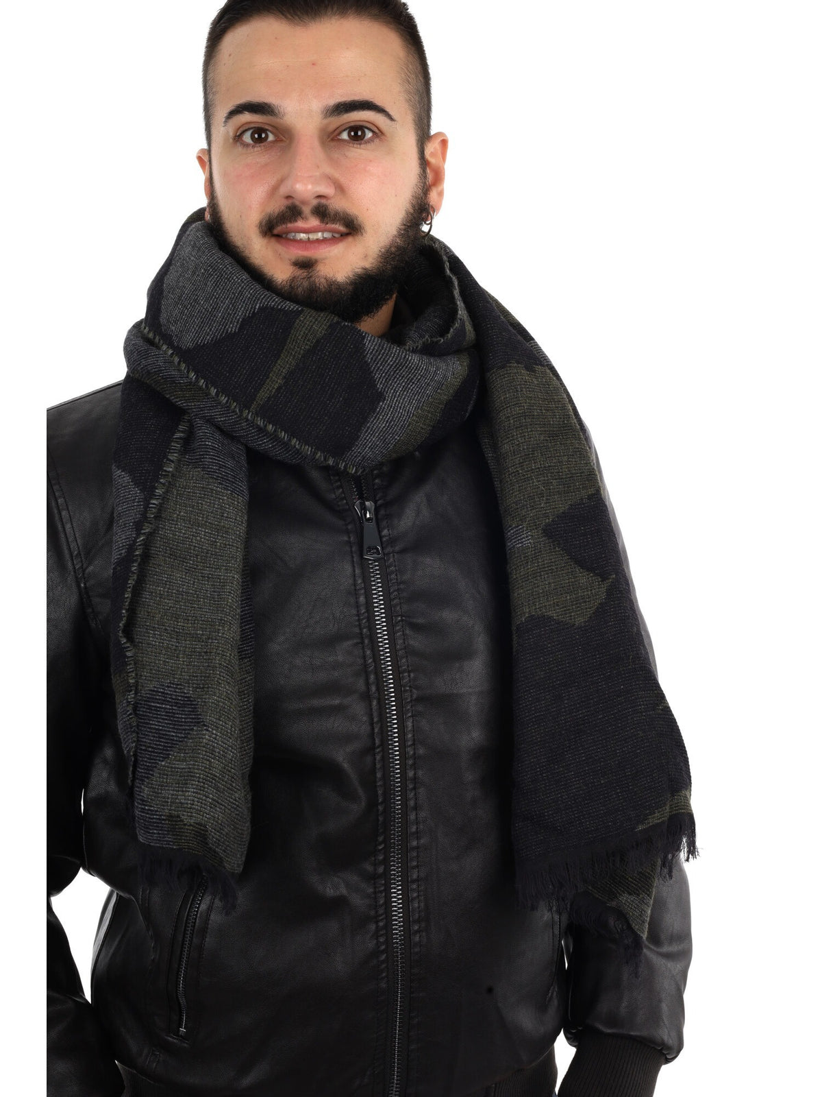 Fb sciarpa da unisex verde militare