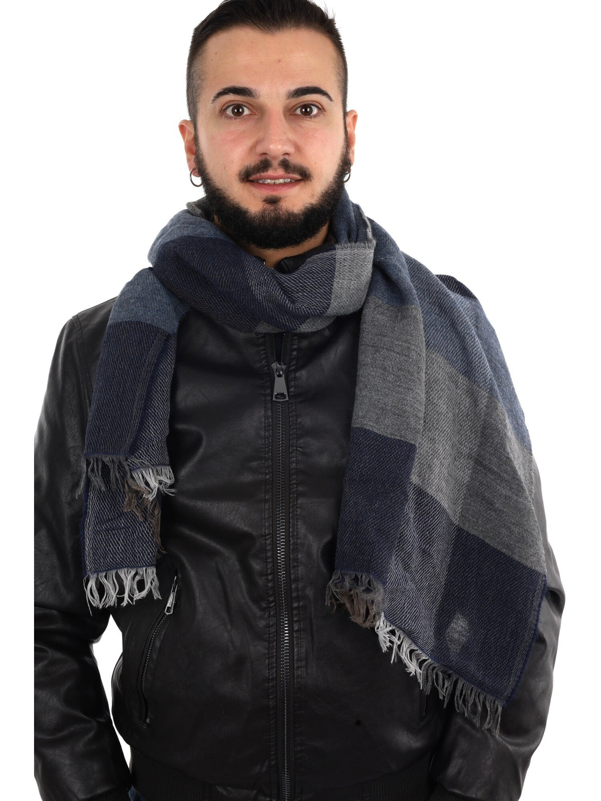 Fb sciarpa da unisex blu