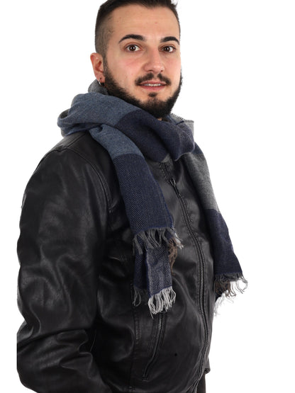 Fb sciarpa da unisex blu