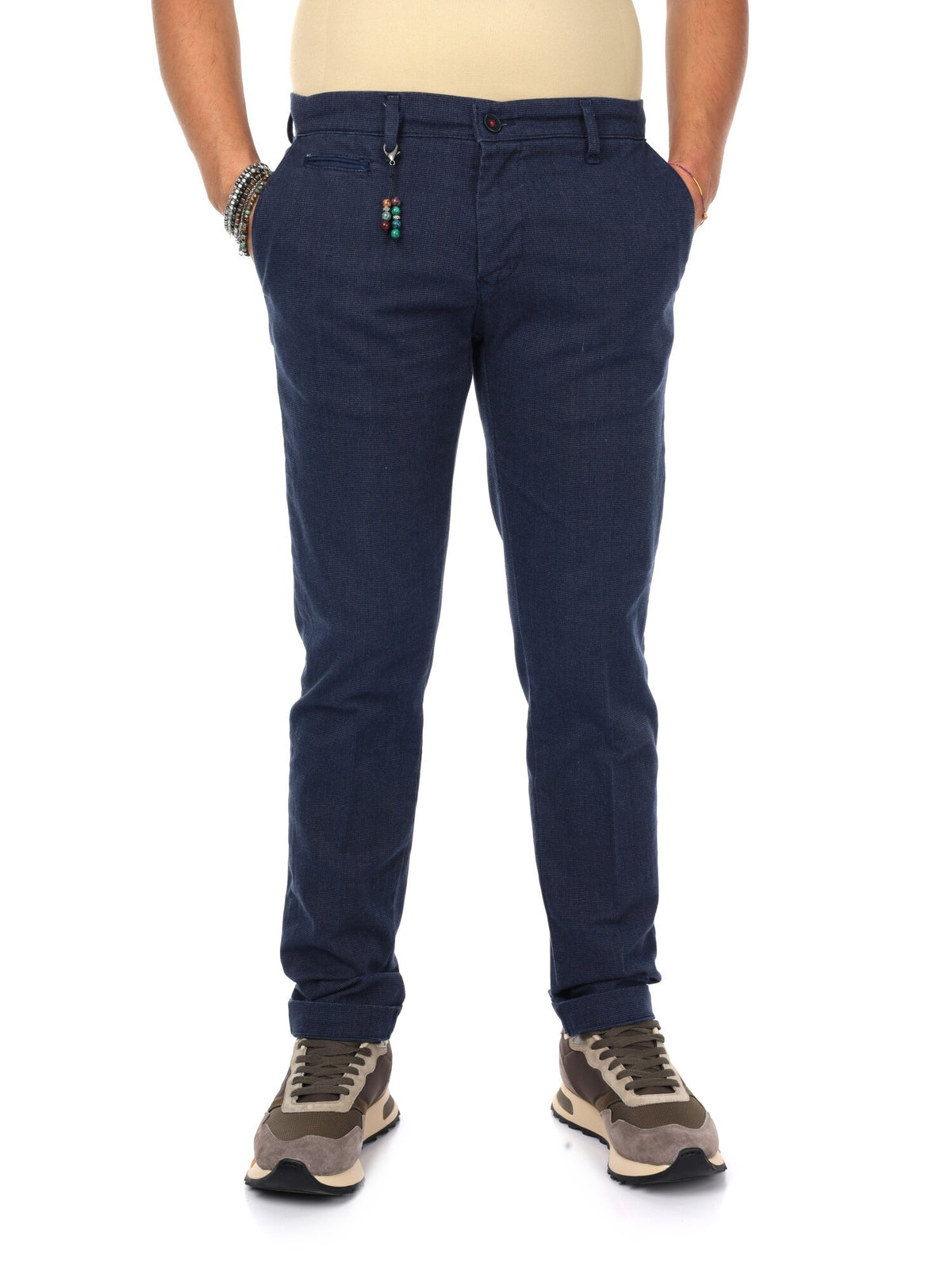 Fb panta fantasia pantalone da uomo blu