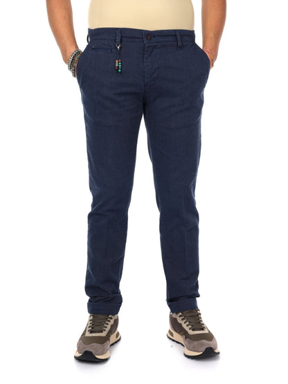 Fb panta fantasia pantalone da uomo blu