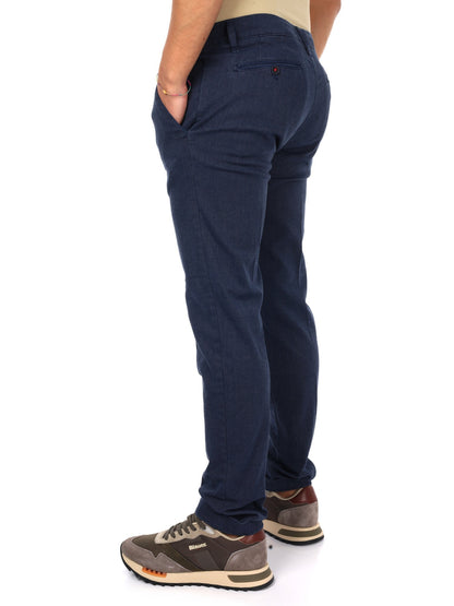 Fb panta fantasia pantalone da uomo blu