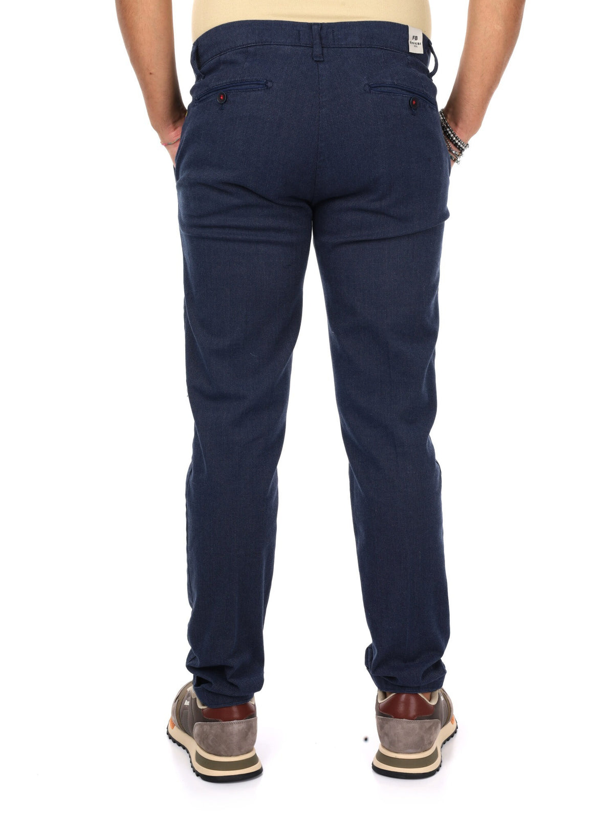 Fb panta fantasia pantalone da uomo blu