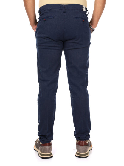 Fb panta fantasia pantalone da uomo blu