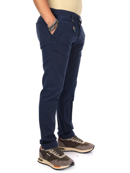 Fb panta fantasia pantalone da uomo blu