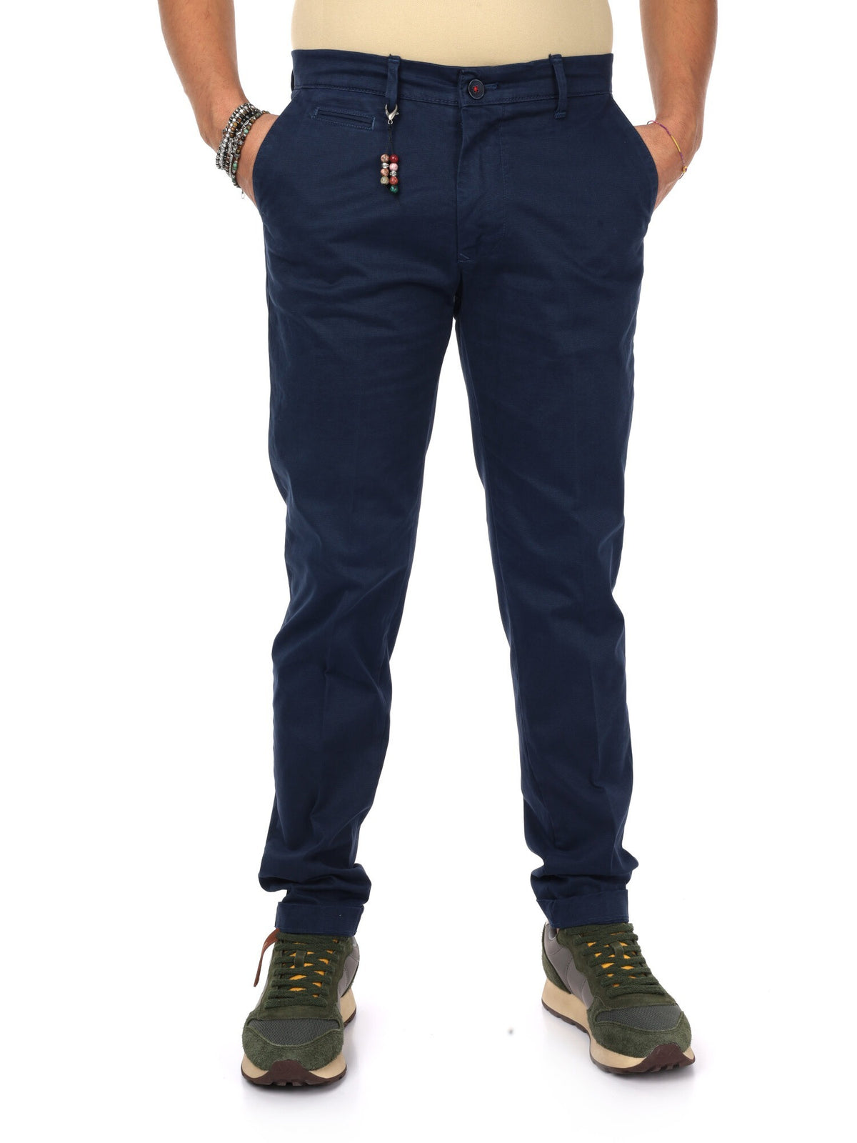 Fb panta fantasia pantalone da uomo indaco