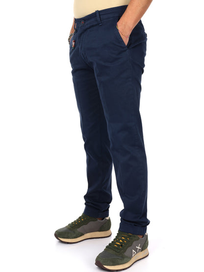 Fb panta fantasia pantalone da uomo indaco