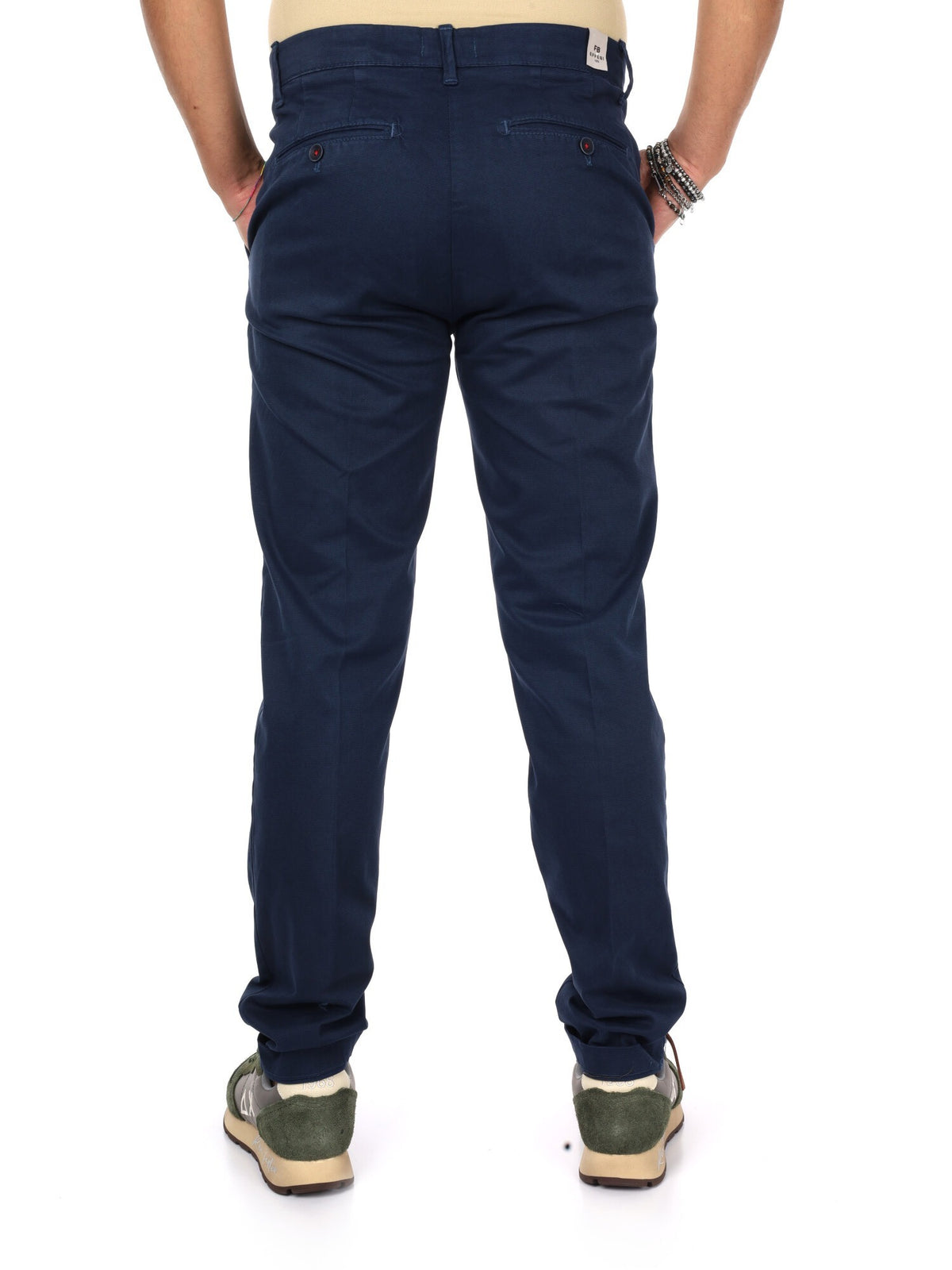 Fb panta fantasia pantalone da uomo indaco