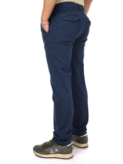 Fb panta fantasia pantalone da uomo indaco