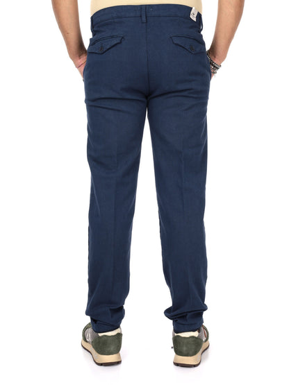 Fb panta fantasia pantalone da uomo indaco