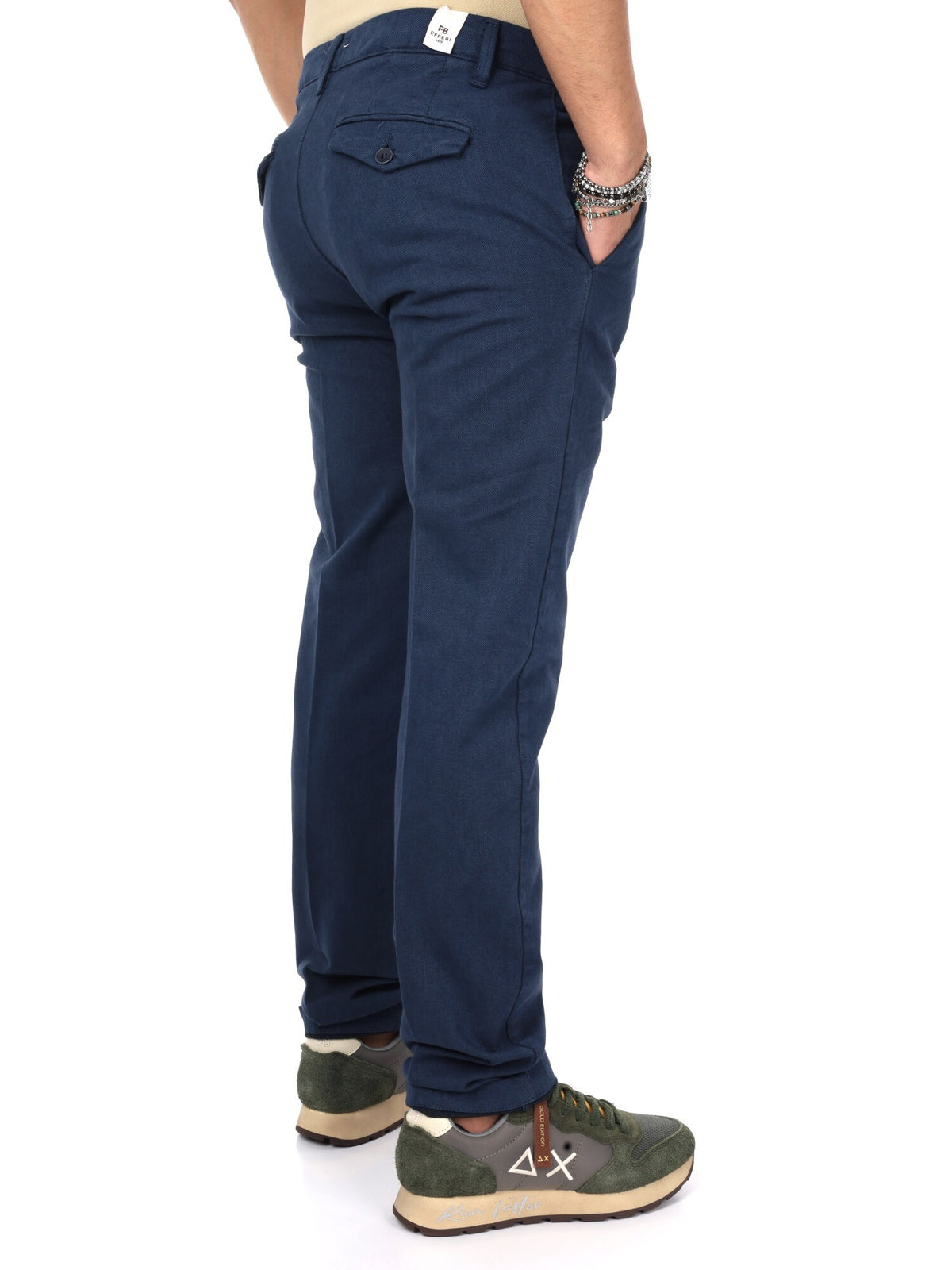 Fb panta fantasia pantalone da uomo indaco