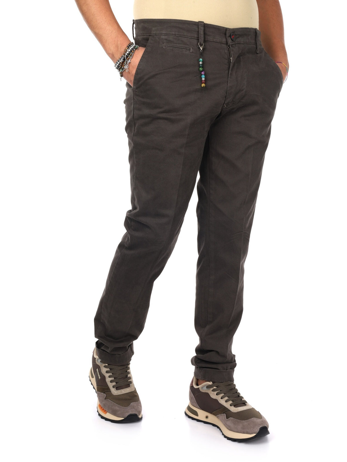 Fb panta fantasia pantalone da uomo fango