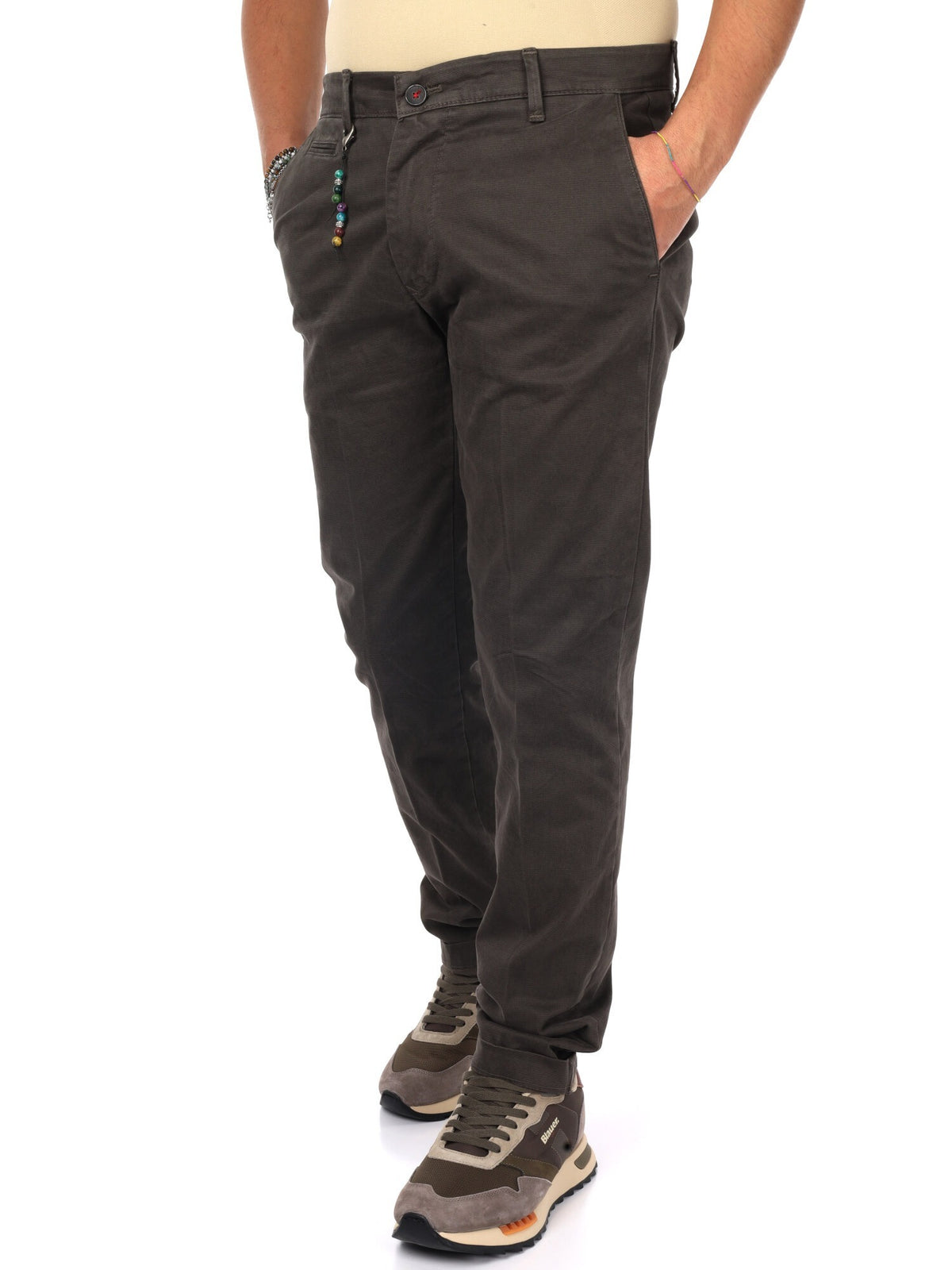 Fb panta fantasia pantalone da uomo fango