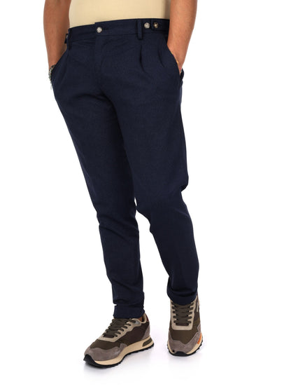 Fb pantalone da uomo blu