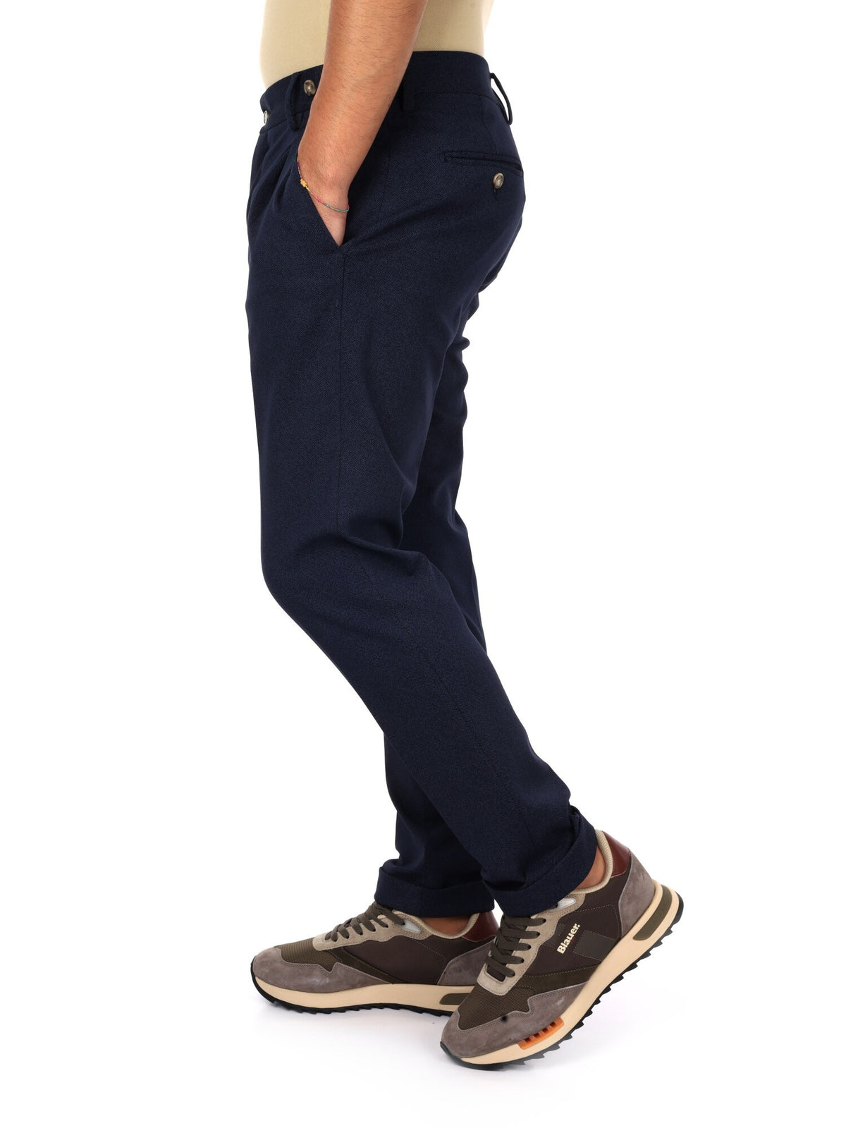Fb pantalone da uomo blu
