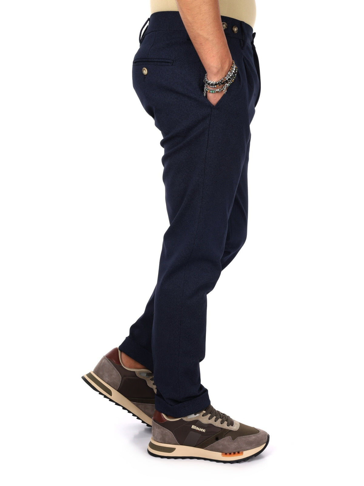 Fb pantalone da uomo blu