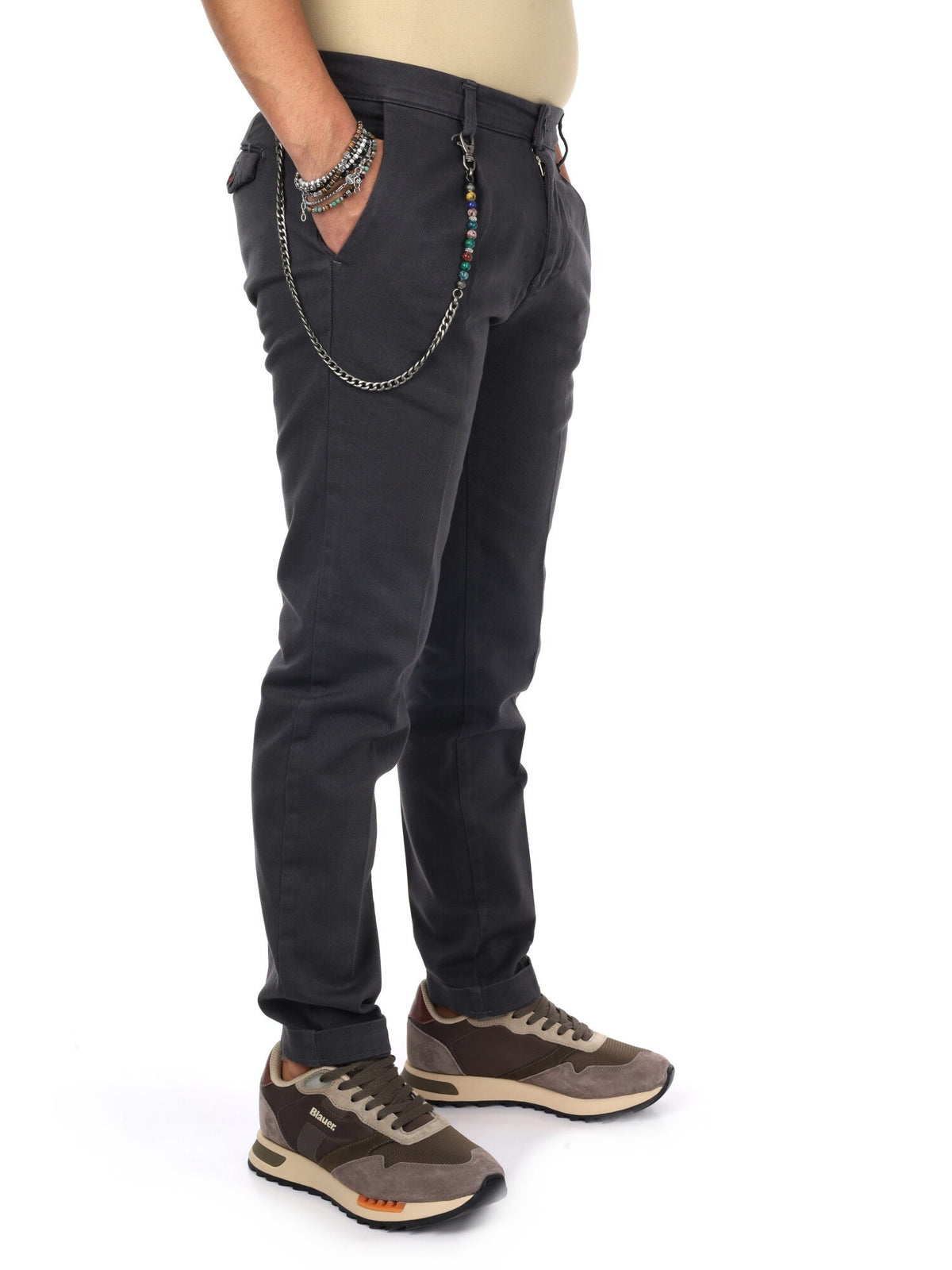 Fb panta pence+caten pantalone da uomo ferro