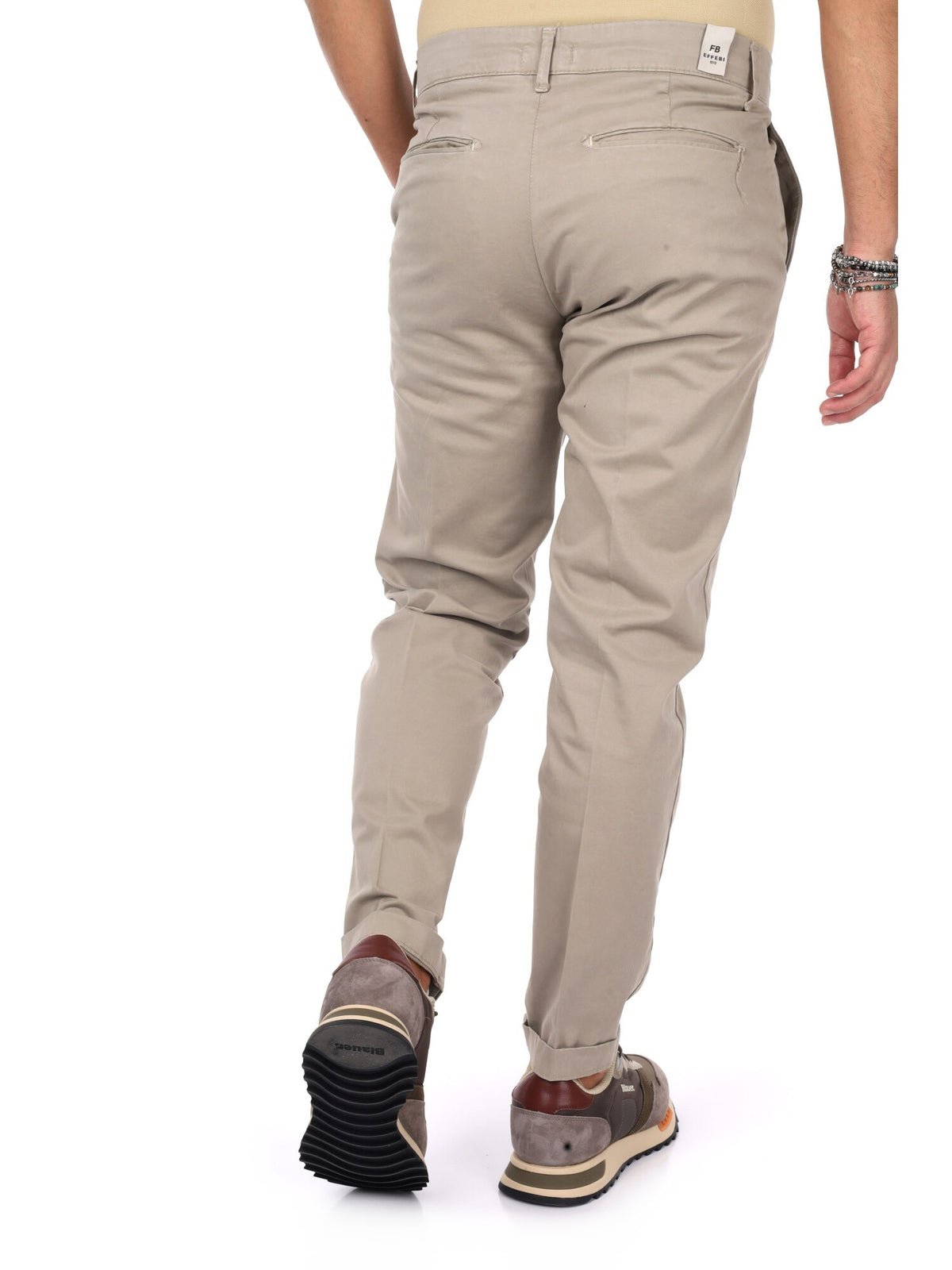Fb pantalone raso da uomo spago