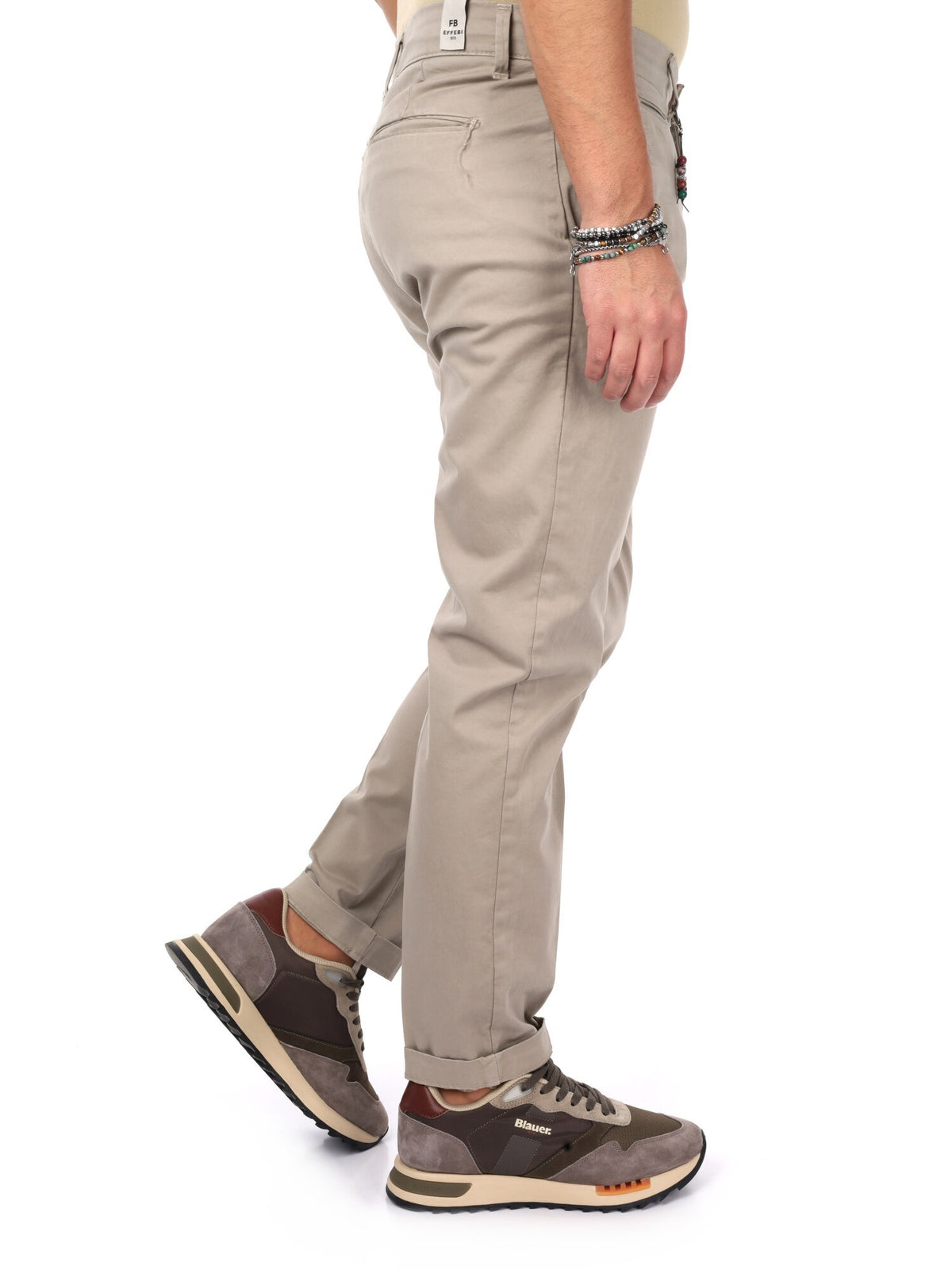 Fb pantalone raso da uomo spago