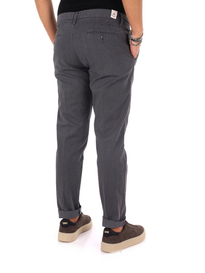 Fb pantalone da uomo grigio
