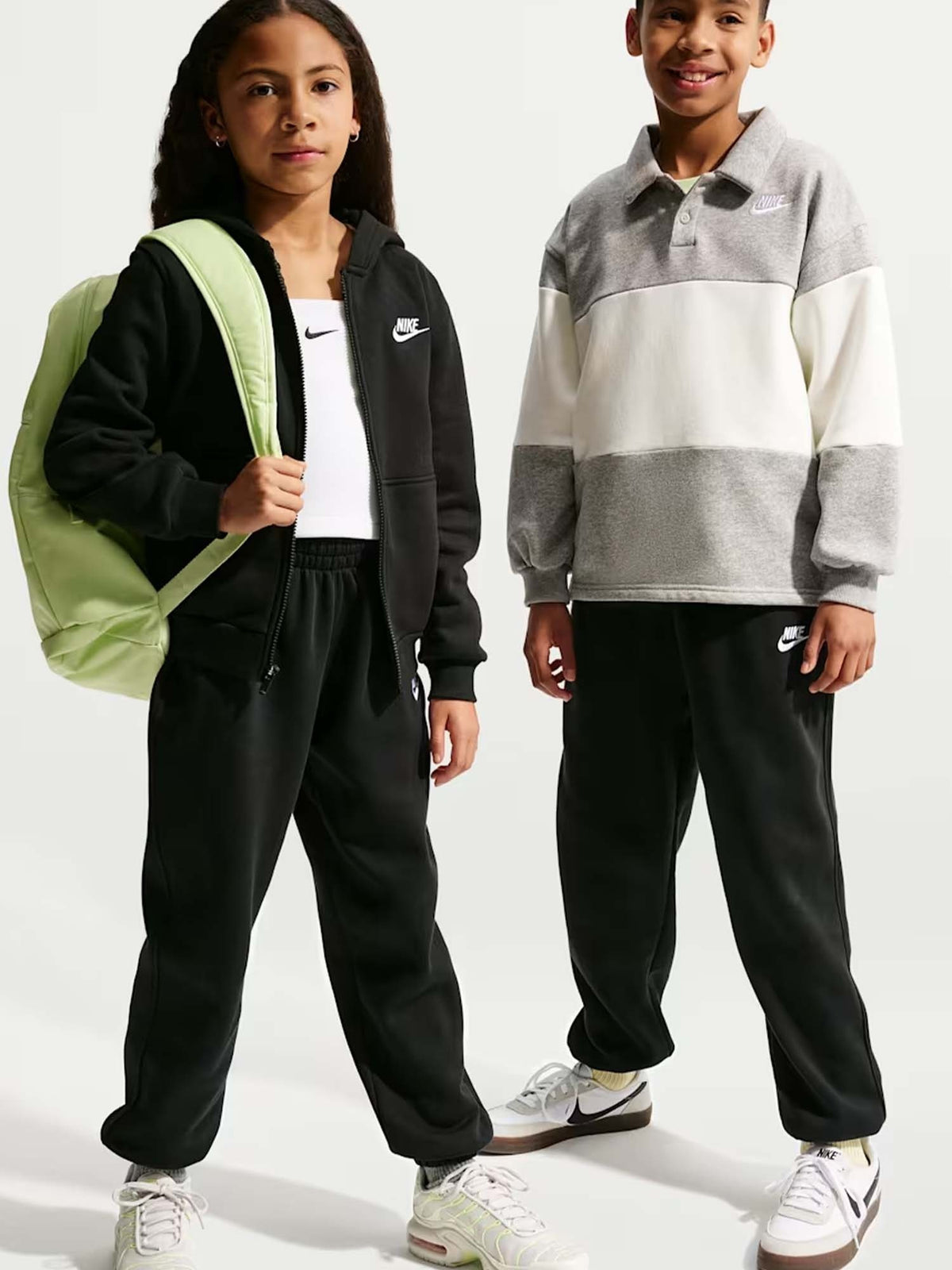 Nike b panta club fl pantalone da bambino/a nero