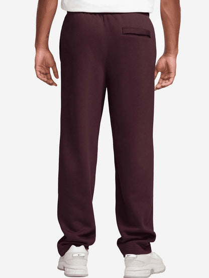 Nike panta club fl pantalone da uomo bordeaux