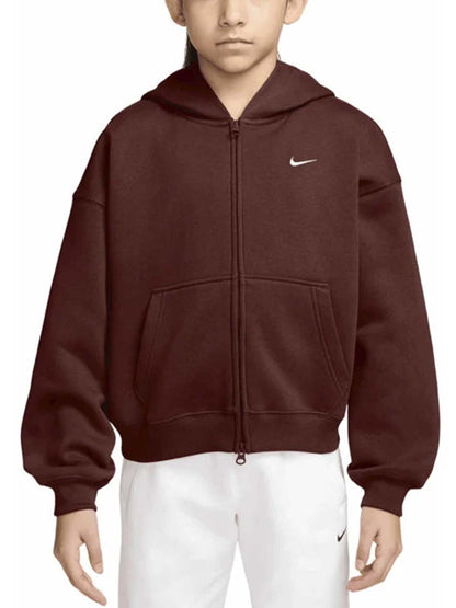 Nike g felpa studio da bambino/a bordeaux